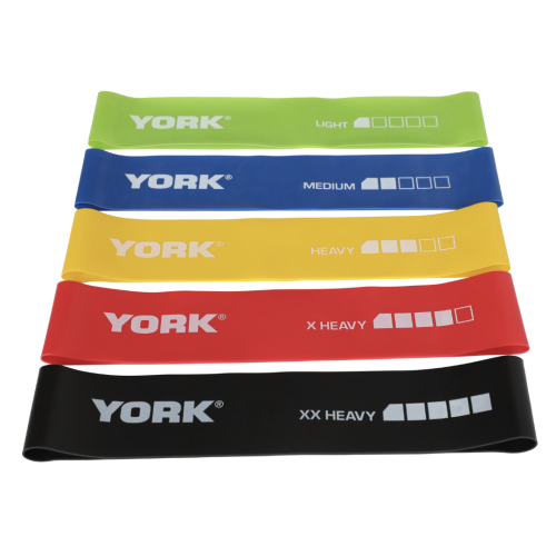 Резинка для фитнеса  York Fitness 0,5-30 кг набор #Y-80455 - фото №5